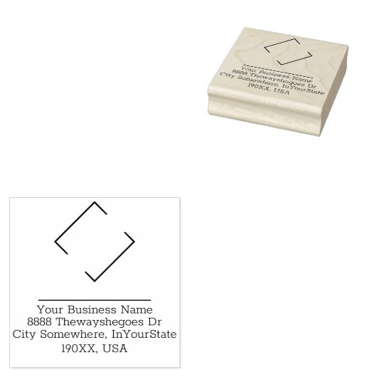 会社カスタムまたは会社のロゴとメールアドレス ラバースタンプ (押印)