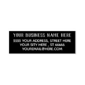 会社カスタムスタンプの勤務先アドレス セルフインキングスタンプ (デザイン)