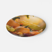 会社カスタムハッピーサンクスギビングカボチャパーティー ペーパープレート (アングル)