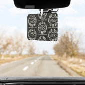 会社カスタムブランドのビジネスロゴ黒 カーエアーフレッシュナー