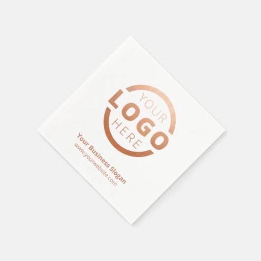 会社カスタムプロモーション事業ロゴブランド スタンダードカクテルナプキン (角)