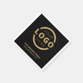 会社カスタムプロモーション事業ロゴブランド スタンダードカクテルナプキン (角)