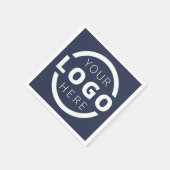 会社カスタムプロモーション事業ロゴブランド スタンダードカクテルナプキン (角)
