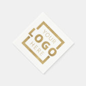 会社カスタムプロモーション事業ロゴブランド スタンダードカクテルナプキン (角)