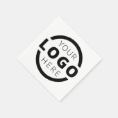 会社カスタムプロモーション事業ロゴブランド スタンダードカクテルナプキン (角)