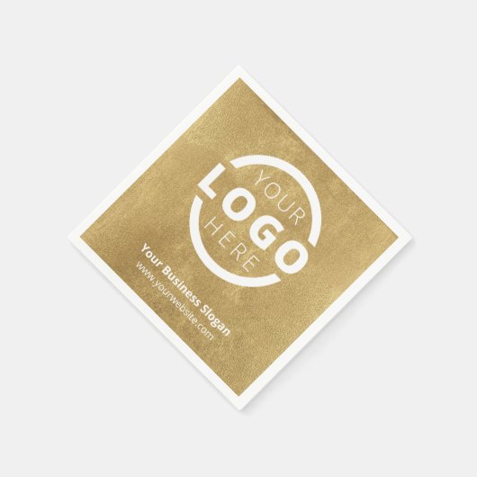 会社カスタムプロモーション事業ロゴブランド スタンダードカクテルナプキン (角)