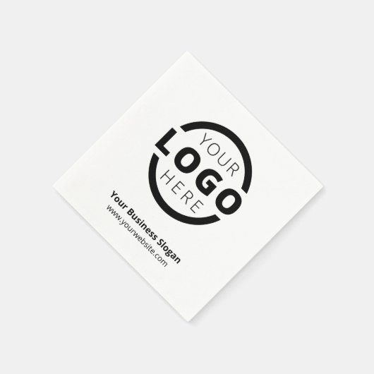 会社カスタムプロモーション事業ロゴブランド スタンダードカクテルナプキン (角)