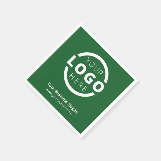 会社カスタムプロモーション事業ロゴブランド スタンダードカクテルナプキン (角)