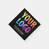 会社カスタムプロモーション事業ロゴブランド スタンダードカクテルナプキン (角)