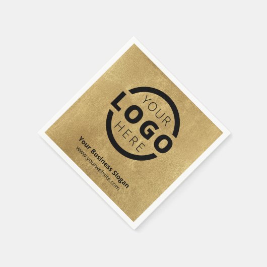 会社カスタムプロモーション事業ロゴブランド スタンダードカクテルナプキン (角)