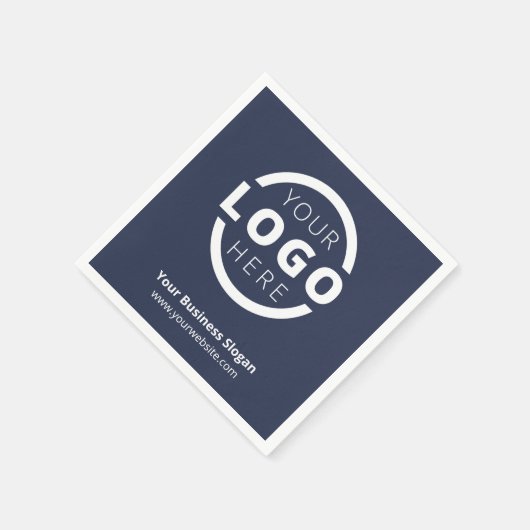 会社カスタムプロモーション事業ロゴブランド スタンダードカクテルナプキン (角)