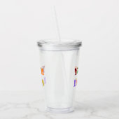 会社カスタムロゴあなたのビジネスのアクリルのタンブラー アクリルタンブラー (左)