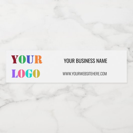 会社カスタムロゴと文字ウォーターボトルラベル ペットボトルラベル (シングルラベル)