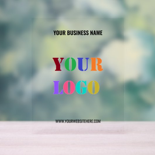 会社カスタムロゴと文字ビジネスアクリル看板 アクリルサイン (ニュートラル)