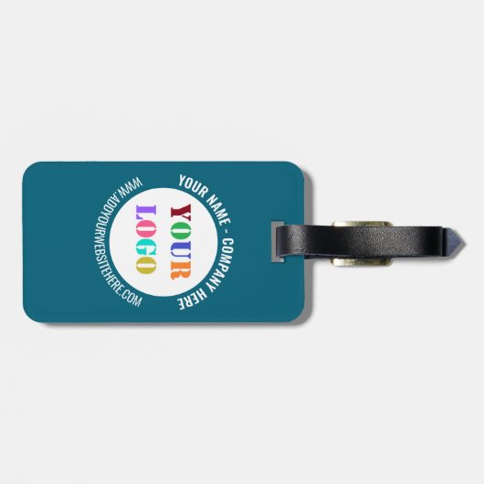 会社カスタムロゴと文字ビジネス荷物タグ ラゲッジタグ (裏面横)