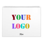 会社カスタムロゴのビジネスカレンダーの例 カレンダー (カバー)