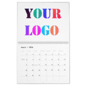 会社カスタムロゴのビジネス促進カレンダー カレンダー (3月 2026)