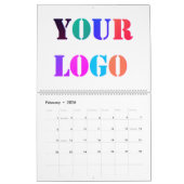 会社カスタムロゴのビジネス促進カレンダー カレンダー (2月 2026)