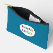 会社カスタムロゴのビジネス アクセサリーポーチ (見開き)