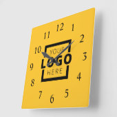 会社カスタムロゴのプロモーションブランド スクエア壁時計 (傾斜)