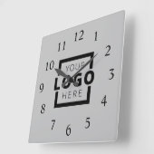 会社カスタムロゴのプロモーションブランド スクエア壁時計 (傾斜)