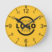 会社カスタムロゴのプロモーションブランド ラウンド壁時計 (正面)