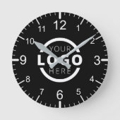 会社カスタムロゴのプロモーションブランド ラウンド壁時計 (正面)