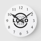 会社カスタムロゴのプロモーションブランド ラウンド壁時計 (正面)
