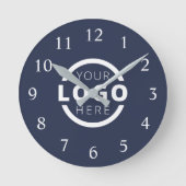 会社カスタムロゴのプロモーションブランド ラウンド壁時計 (正面)