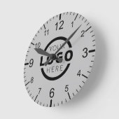 会社カスタムロゴのプロモーションブランド ラウンド壁時計 (傾斜)