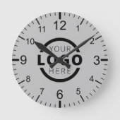 会社カスタムロゴのプロモーションブランド ラウンド壁時計 (正面)