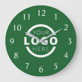 会社カスタムロゴのプロモーションブランド ラージ壁時計 (正面)