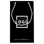 会社カスタムロゴビジネスのプロモーションのギフト スモールペーパーバッグ (裏面)