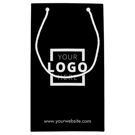 会社カスタムロゴビジネスのプロモーションのギフト スモールペーパーバッグ (裏面)