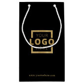 会社カスタムロゴビジネスのプロモーションのギフト スモールペーパーバッグ (裏面)