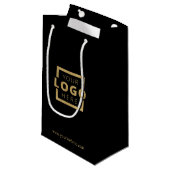 会社カスタムロゴビジネスのプロモーションのギフト スモールペーパーバッグ (正面アングル)