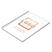 会社カスタムロゴビジネスのプロモーションのギフト ノートブック (左側)