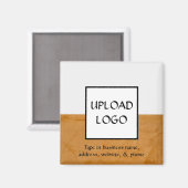 会社カスタムロゴビジネスのプロモーションのギフト マグネット (正面/裏面)