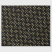 会社カスタムロゴビジネスのプロモーションのギフト ラッピングペーパー (フラット)