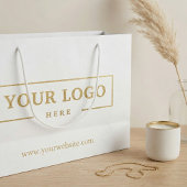 会社カスタムロゴビジネスのプロモーションのギフト ラージペーパーバッグ