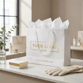 会社カスタムロゴビジネスのプロモーションのギフト ラージペーパーバッグ