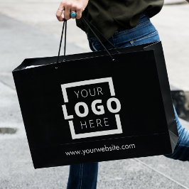 会社カスタムロゴビジネスのプロモーションのギフト ラージペーパーバッグ