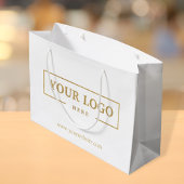 会社カスタムロゴビジネスのプロモーションのギフト ラージペーパーバッグ