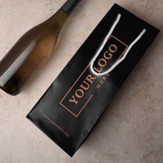 会社カスタムロゴビジネスのプロモーションのギフト ワインギフトバッグ