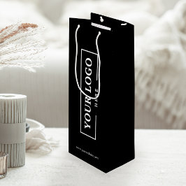 会社カスタムロゴビジネスのプロモーションのギフト ワインギフトバッグ