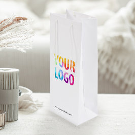 会社カスタムロゴビジネスのプロモーションのギフト ワインギフトバッグ