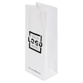 会社カスタムロゴビジネスのプロモーションのギフト ワインギフトバッグ (正面アングル)