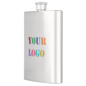 会社カスタムロゴビジネスのプロモーションのフラスコ フラスク (左)