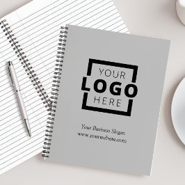 会社カスタムロゴビジネスのプロモーショングレー ノートブック