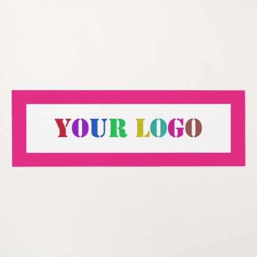 会社カスタムロゴビジネスヨガマット選択カラー ヨガマット (裏面(横))